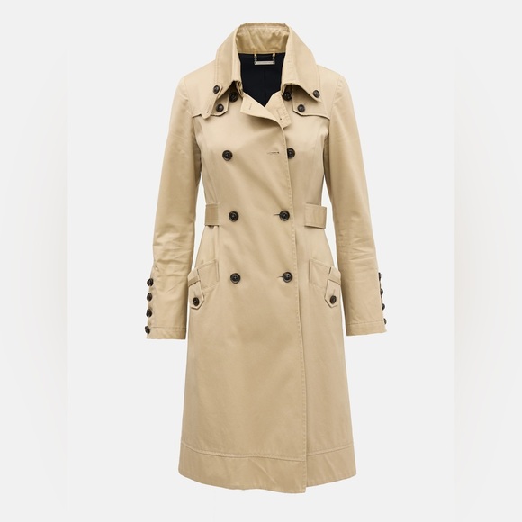 Diane Von Furstenberg Jackets & Blazers - DIANE VON FURSTENBERG BOGART TRENCH COAT DOUBLE BREASTED %100 COTTON Size 6